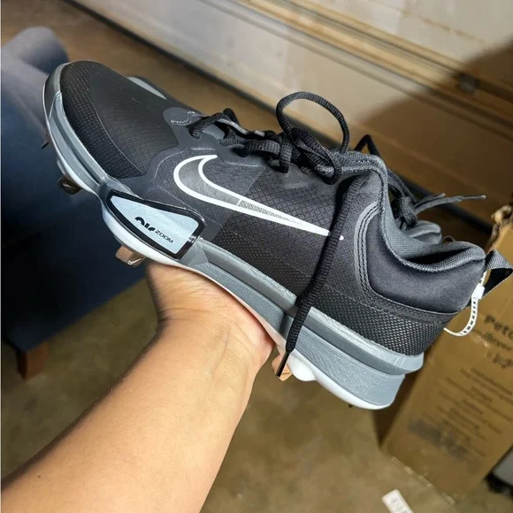 Nike Force Zoom Trout 9 Pro Baseball Metal Cleats Men’s Size 8.5 FB2907-003 - Picture 3 of 13